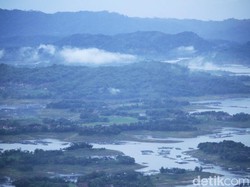 Sungai Citarum Dilihat dari Ketinggian, Begini Rupanya