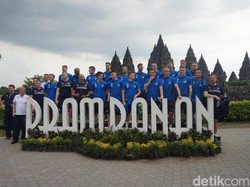 Sebelum Hadapi Indonesia Selection, Timnas Islandia ke Candi Prambanan