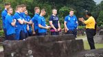 Timnas Islandia Melancong ke Candi Prambanan