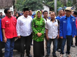 Datangi KPU Kediri, Abdullah Abu Bakar Diarak Ratusan Sepeda Motor