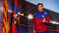 Coutinho kabarnya diproyeksikan untuk jadi penerus Andres Iniesta. Iniesta, yang kini sudah 33 tahun, diperkirakan akan meninggalkan Barcelona pada akhir musim ini. (Foto: Albert Gea/REUTERS)