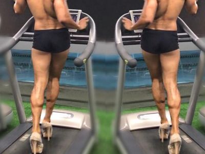 Foto: Gaya Nyeleneh Binaragawan Kemayu dari Filipina Saat Nge-gym