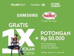 Cicil Ponsel Samsung Tanpa Kartu Kredit di Transmart Carrefour