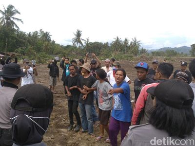Momen Menegangkan Kericuhan Pembebasan Lahan Bandara Kulon Progo