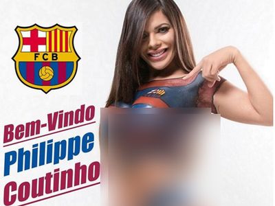 Model Playboy yang IG-nya Diblok Messi Girang hingga Bugil Sambut Coutinho