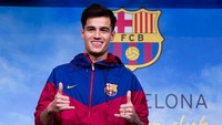 Philippe Coutinho. Transfer Coutinho dari Liverpool ke Barcelona tinggal tunggu waktu sampai beres 100%. Nilainya berkisar 120 juta euro plus tambahan 40 juta euro. (Foto: Alex Caparros/Getty Images)