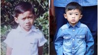 Foto Masa Kecil Agus-Ibas Yudhoyono dan Airlangga-Sakti, Mirip Ya?