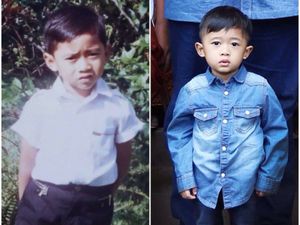 Foto Masa Kecil Agus-Ibas Yudhoyono dan Airlangga-Sakti, Mirip Ya?