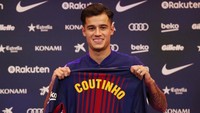 Philippe Coutinho dijual Liverpool ke Barcelona pada musim panas 2018 seharga 135 juta Euro atau kini setara Rp 2,3 triliun. Coutinho masih pegang label pemain Liga Inggris yang paling mahal dijual harganya! (Reuters)