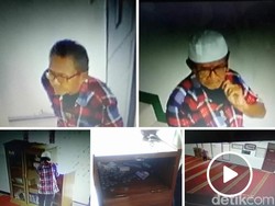 Pria Gaek Pembongkar Kotak Amal Masjid Sudah 5 Kali Beraksi