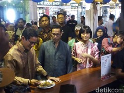 Hadiri Go Food Festival, Sandi: Sambutannya Via WA Saja Ya!