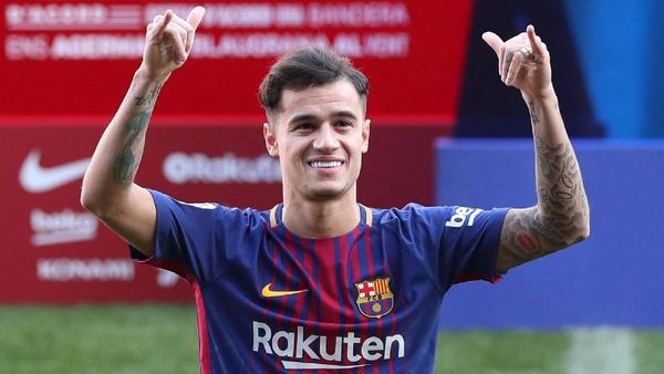 Coutinho di Antara Jejak Bintang-Bintang Brasil di Camp Nou