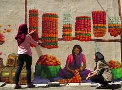 Lewat Mural, Dua Seniman Perempuan Indonesia Ini Go International