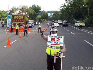 Ingat, Sepeda Motor Masuk Kota Surabaya Wajib Masuk Frontage Road Ingat, Sepeda Motor Masuk Kota Surabaya Wajib Masuk Frontage Road