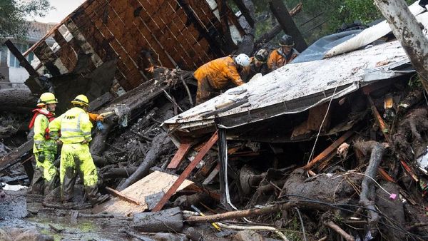 Longsor di California, Begini Kerusakannya