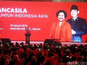 Presiden Jokowi Hadiri HUT ke-45 PDI Perjuangan