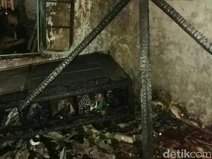 Teledor Tinggalkan Lilin Menyala, Rumah Warga di Purworejo Terbakar