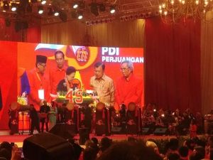 Di HUT Ke-45 PDIP, Jokowi: Dirgahayu Partainya Wong Cilik