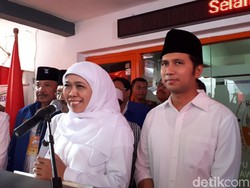 Daftar ke KPUD, Khofifah: Bismillah, Semoga Diridai Allah
