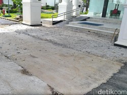 Ganti Tahun, Pengerjaan Drainase Kompleks Istana Capai 95%