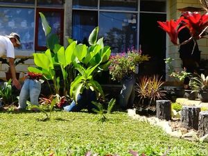 Warga Garut Sulap Celana Bekas Jadi Pot Unik Warga Garut Sulap Celana Bekas Jadi Pot Unik