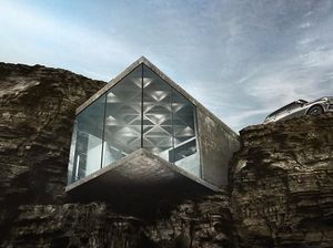 Foto: Rumah Pinggir Tebing yang Bikin Merinding