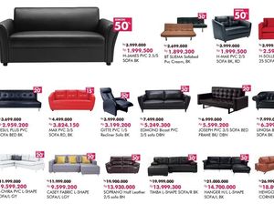Diskon hingga 50% Sofa Harga Terbaik dari Index Living Mall