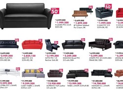 Diskon hingga 50% Sofa Harga Terbaik dari Index Living Mall