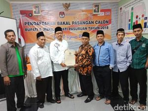 Proses Pendaftaran Bupati Petahana Pasuruan Butuh Waktu 12 Jam Proses Pendaftaran Bupati Petahana Pasuruan Butuh Waktu 12 Jam