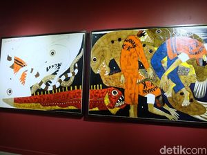 Kolaborasi Ketiga Kalinya Masdibyo dan Gigih Wiyono di Pameran Dua Kutub Kolaborasi Ketiga Kalinya Masdibyo dan Gigih Wiyono di Pameran Dua Kutub