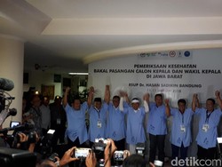 4 Paslon Pilgub Jabar Selesai Tes Kesehatan Selama 10 Jam
