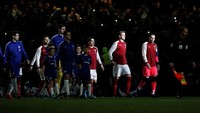 Chelsea berkesempatan menjadi tuan rumah lebih dulu di semifinal Piala Liga Inggris melawan Arsenal, Kamis (11/1/2018). Tuan rumah tampil dengan skuat terbaiknya di laga ini. (Foto: David Klein/ REUTERS)