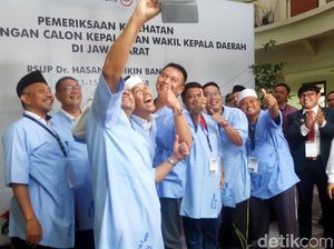 Potret Kekompakan 4 Paslon Pilgub Jabar