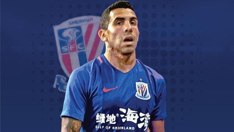 Tevez Makan Gaji Buta di Shanghai Tevez Makan Gaji Buta di Shanghai
