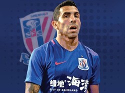 Tevez Makan Gaji Buta di Shanghai