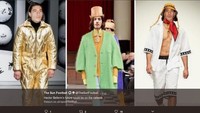 Media Inggris, The Sun, melansir beberapa foto editan tentang gaya-gaya Bellerin andai beraksi di catwalk. (Foto: dok.Twitter)