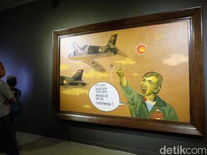 Cerita Masdibyo Lukis Teror Bom di Thamrin hingga Ambalat Cerita Masdibyo Lukis Teror Bom di Thamrin hingga Ambalat