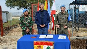 Dansatgas Indobatt Resmikan Instalasi Generator Deir Seriane di Lebanon
