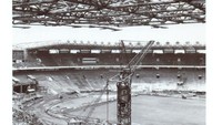 Stadion Utama GBK saat menyiapkan diri menyambut Asian Games 1962 (dok. ANRI)