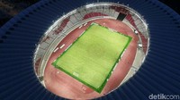 Dari ketinggian, stadion itu terlihat keren.