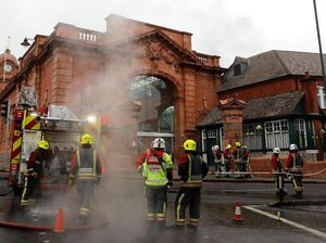 Stasiun Nottingham Inggris Kebakaran, Api Berawal dari Toilet Stasiun Nottingham Inggris Kebakaran, Api Berawal dari Toilet