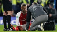 Comeback Jack Wilshere ke timnas Inggris kembali tertunda karena ia mengalami cedera lutut. Wilshere pun harus memaksimalkan waktu yang tersisa untuk membuktikan kepada Gareth Southgate bahwa dia layak dibawa ke Rusia. Foto: David Klein/Reuters