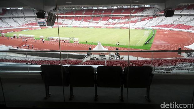 Stadion Utama GBK Siap Gelar Pertandingan Indonesia vs Islandia