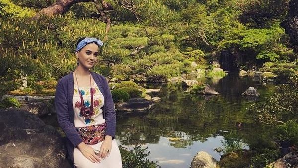 Foto: Intip Gaya Liburan Katy Perry