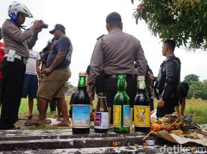 Dasar Pemabuk, Ditangkap Malah Nawar Mau Minum Segelas Lagi