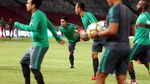 Foto: Jajal Rumput GBK, Timnas Indonesia Siap Tempur