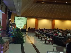 Pratikno dan Luhut Hadiri Perayaan Natal Bersama di Gedung Setneg