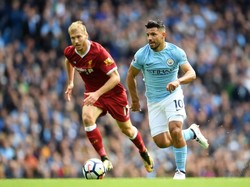 Aguero Bisa Bantu City Patahkan Rekor Buruk di Anfield