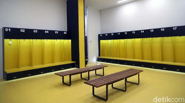 Foto: Melihat Ruang Ganti Pemain di GBK yang Mewah