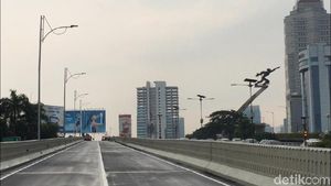 Penampakan Flyover Pancoran H-1 Sebelum Uji Coba